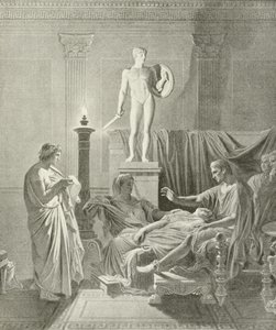 Octavia vencida por los versos de Virgilio de Jean Auguste Dominique Ingres